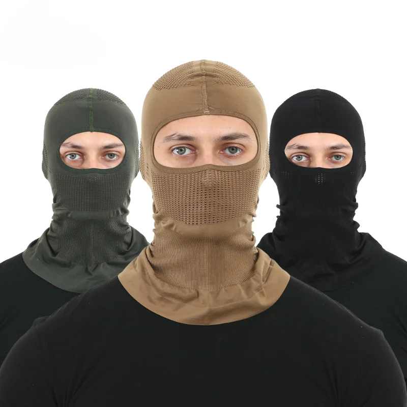 Unisex Sommer Bandana Hängende Ohr Dreieck Gesichtsmaske Radfahren Jagd Wanderung Angeln Ski Sport Outdoor Halstuch Image