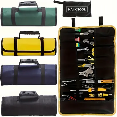 NEUE Nylon Tragetasche Reel Typ Tool Kit Elektriker Werkzeug Einsatz Tasche Leinwand Oxford Tuch Werkzeug Kit Werkzeug Tasche Hardware Tool Kit