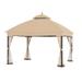 Garden Winds Replacement Canopy Top Cover Compatible with The Living Accents Fabric Domed Gazebo - RipLock 350