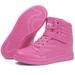 Womens high top Ankle Support Sneakers Vibrant Colour Hidden Wedge Heel Retro 174s Tennis Shoes for Girls
