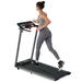 Folding Treadmill with Incline and Bluetooth Speaker 0.5-7.5MPH Speed 2.5 HP Folding Running Machine Treadmill for Home Gym Exercise Fitness Walking Running