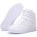 Womens high top Ankle Support Sneakers Vibrant Colour Hidden Wedge Heel Retro 145s Tennis Shoes for Girls