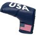 Team Golf 66750 USA Flag Tour Blade Putter Cover Multi Color