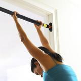 Pull Up Bar for Doorway Strength Training Pullup Bar No Screw Installation Chin Up Bar Adjustable Chin Up Bar with Level Meter and Adjustable Width for Home Gym and Fitness