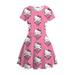 Summer Toddler Girl Dress Sleeveless Hello Kitty 3D Print Kids Beach Dress Princess Dresses for Girls Fashion Girls Clothing