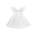 Toddler Baby Girl Sweet Princess Dress Sleeveless Swiss Dot Print Tulle A-Line Long Party Dress