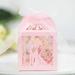 YUANOU Laser Cut Love Candy Boxes Favor Boxes Bride and Bridegroom Candy Gift Box with Ribbon Laser Cut Couple Design Wedding Parties Favors Decorations Paper Candy Box for Wedding Favor