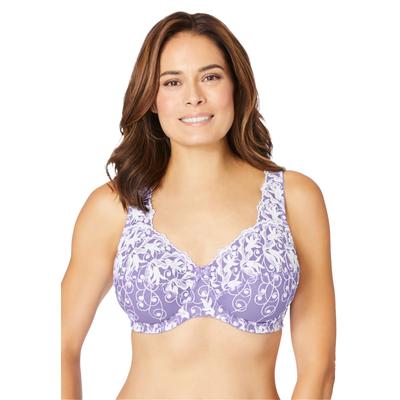 Plus Size Women's Embroidered Underwire Bra by Amo...