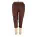 St. John's Bay Dress Pants - High Rise: Brown Bottoms - Women's Size 18