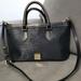 Dooney & Bourke Bags | Dooney & Bourke Leather Saffiano Satchel Convertible Handbag, Color Black | Color: Black | Size: Os