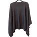 Lululemon Athletica Sweaters | Lululemon Black Divinity Poncho Wrap Sweater Shrug Scarf One Size | Color: Black | Size: One Size