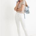 Madewell Jeans | Madewell 10 Inch High Rise Skinny Jean White, Size 28 | Color: White | Size: 28