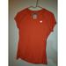 Adidas Tops | Adidas Climalite Orange V-Neck Short Sleeve Women's Size Medium M Shirt | Color: Orange | Size: M