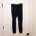 J. Crew Pants & Jumpsuits | J. Crew Nwt Dark Blue Velvet Stretch Leggings (L) | Color: Blue | Size: L