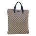 Gucci Bags | Gucci Gg Canvas Tote Bag Pvc Leather Beige Auth | Color: Gray | Size: W13.8 X H15.4inch(Approx)