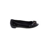 Gucci Flats: Black Print Shoes - Women's Size 5 1/2 - Round Toe