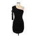 Body Central Cocktail Dress - Mini: Black Dresses - Women's Size Medium