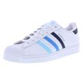 adidas Originals Men's Superstar Sneaker, White/Ink/Bliss Blue, 8 UK