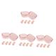 LALAFINA 8 Sets Girls' Noise Canceling Earplugs Invisible Earplugs Noise Cancelling Earbuds Silicone Ear Plugs Silicone Earplugs Ear Pick Travel Nano Silica Gel Noise Reduction Ear Hook