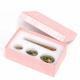 Yoni Egg Set Drilled Yoni Eggs with Yoni Wands Set from Natural Unakiate for Women Kegel Exercise Muscle -with Pink Box