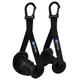 HXD-ERGO Ergonomic Gym Handles, Heavy Duty Exercise Handles for Cable Crossover Machine Tricep Exercise LAT Pull Down and Resistance Bands, Anti-slip and Anti-sweat Comfortable Grip with D-Ring