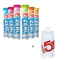 High 5 Zero Electrolyte Drink (Box - 8 tubes) + FREE 500ml Bottle (Pink Grapefruit Caffeine Hit (caffeine))