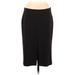 Zara Basic Formal Skirt: Black Solid Bottoms - Women's Size 8