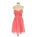 Minuet Cocktail Dress - Party: Pink Hearts Dresses - Women's Size Small