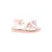 Nicole Miller New York Sandals: White Solid Shoes - Kids Girl's Size 5
