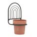 Everly Quinn 11" Metal Wall Planter - Iron Arched Mounted Wall Planter w/ Small Planter Metal in Black | Wayfair 5D7BAA3A979C4C6DB258A7EEA50A77E7