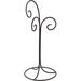 The Holiday Aisle® Wrought Iron 3 Arm Ornament Stand, 17" H x 7.5" W x 7.5" D Metal in Black | 17 H x 7.5 W x 7.5 D in | Wayfair