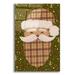 The Holiday Aisle® Plaid Santa On Plastic/Acrylic by Christine Rotolo Print Plastic/Acrylic in White | 36 H x 24 W x 0.2 D in | Wayfair