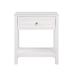 Winston Porter Nashiyah 1 - Drawer Nightstand Wood in White | 26.5 H x 14.5 W x 23 D in | Wayfair FF18DDB1B9DA4DA88A8A360A169BF500