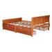 Red Barrel Studio® Dimya Queen Storage Standard Bed Wood in Brown | 35.4 H x 63 W x 87.5 D in | Wayfair A160E1455BE44DF78D41EF9EBF7DBCDA