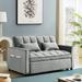 Mercer41 Velvet 55.31 Velvet in Gray | 32.41 H x 55.31 W x 35.15 D in | Wayfair Sofas 555AA14E0CE344B2AE950BC734114FBA