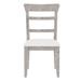 August Grove® Linen Slat Back Side Chair Dining Chair Wood/Upholstered/Fabric in Brown/Gray | 39.84 H x 20.74 W x 18.58 D in | Wayfair