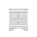 House of Hampton® Jarriah Nightstand Wood/Metal in White | 24 H x 22 W x 16 D in | Wayfair 3E5B609944694585B42A75E128D831CB