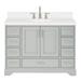 Winston Porter Peighten 49" Single Bathroom Vanity Set Wood/Quartz Top in Gray | 36 H x 49 W x 22 D in | Wayfair 02D8B60065AB487DBA5EE230546734EF