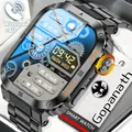 Montre intelligente militaire robuste pour homme Android IOS montres de fitness étanche Ip68