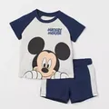 Ensemble t-shirt et short d'été pour enfants manches courtes t-shirts en coton pantalons