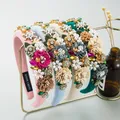 Bandeau de cheveux en tissu perlé de style baroque à la mode fleur léger luxe haute qualité