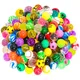 Mélange de boules rebondissantes multicolores 20 pièces/sac perles sautantes jouets de fête