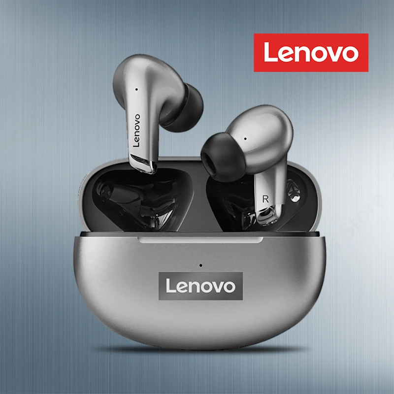 100% originale Lenovo LP5 Auricolari Bluetooth senza fili HiFi Musica Auricolare con microfono Cuffie Sport Auricolare impermeabile 2021Nuovo