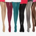 Calze collant Sexy per le donne collant Color caramella collant in velluto multicolore donna collant