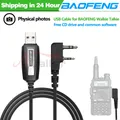Quansheng UVK5 UVK6 UV5RPlus Cavo di programmazione USB Baofeng originale con CD driver per Walkie Talkie UV-5R BF-888S UV-82