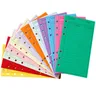 Libro a 12 colori che mantiene la busta di contanti carta a colori quaderno di carta Kraft Budget