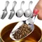 Edelstahl Löffel Kurzen Griff Tee Suppe Dessert Snack Löffel Servieren Besteck Set Geschirr Werkzeug für Küche Kochen Gadgets