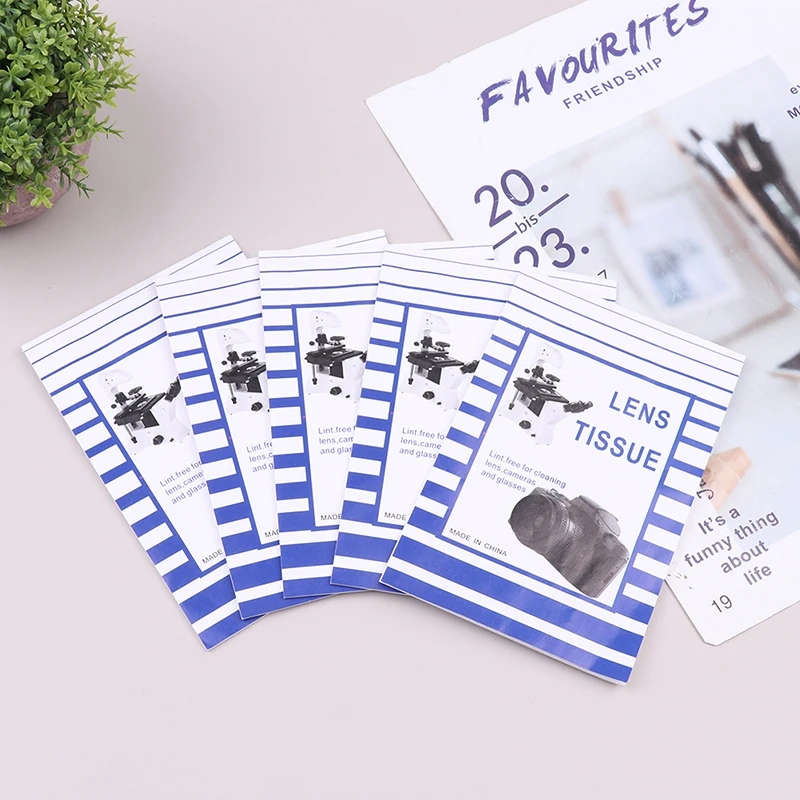 Linsen reinigungs papier wischt Kamera Wisch mikroskop Brillen Kit Reiniger Tissue Linsen Brille Taschen tücher Brille Brille Image