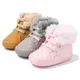 Winter Neue Baby Booties Schuhe Flusen Halten Warme Neugeborene-Baby Junge Gilr Schuhe Stiefel Erste