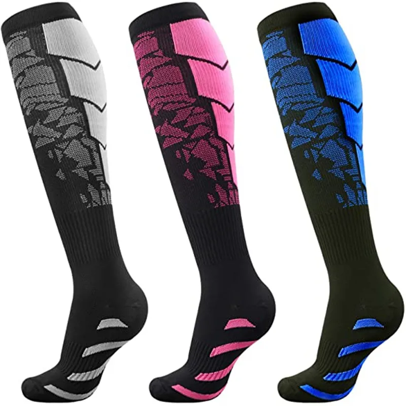 Neue Kompression Socken Männer Frauen Radfahren Socken Komfortable Outdoor Sport Basketball Laufen Fußball Socken Wandern Klettern Socken Image